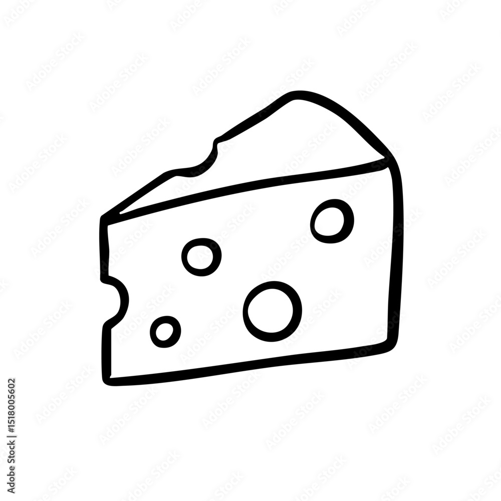 チーズ 線画 手書き チーズ 線画 手書き