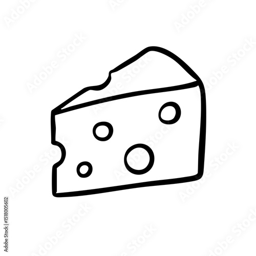 チーズ 線画 手書き