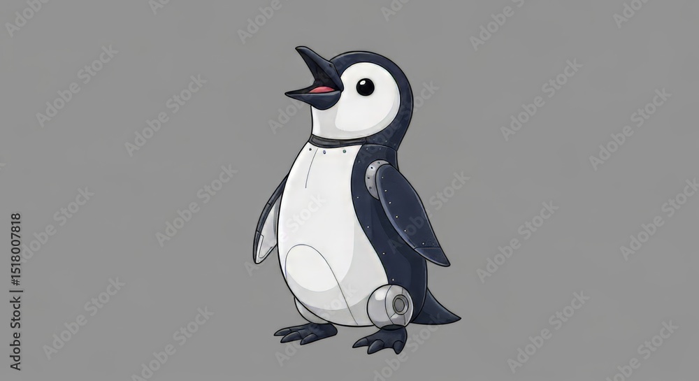 Fototapeta premium robot penguin
