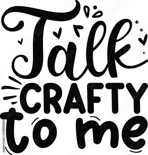 Photography Talk crafty to me design black text file