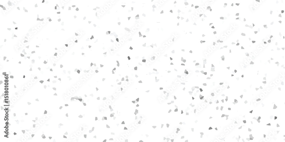Scattered white and grey polished rock stone chips forming an abstract texture reminiscent of granite concrete stucco marble providing a visually interesting design element. Scattered white and grey polished rock stone chips forming an abstract texture reminiscent of granite concrete stucco marble providing a visually interesting design element.