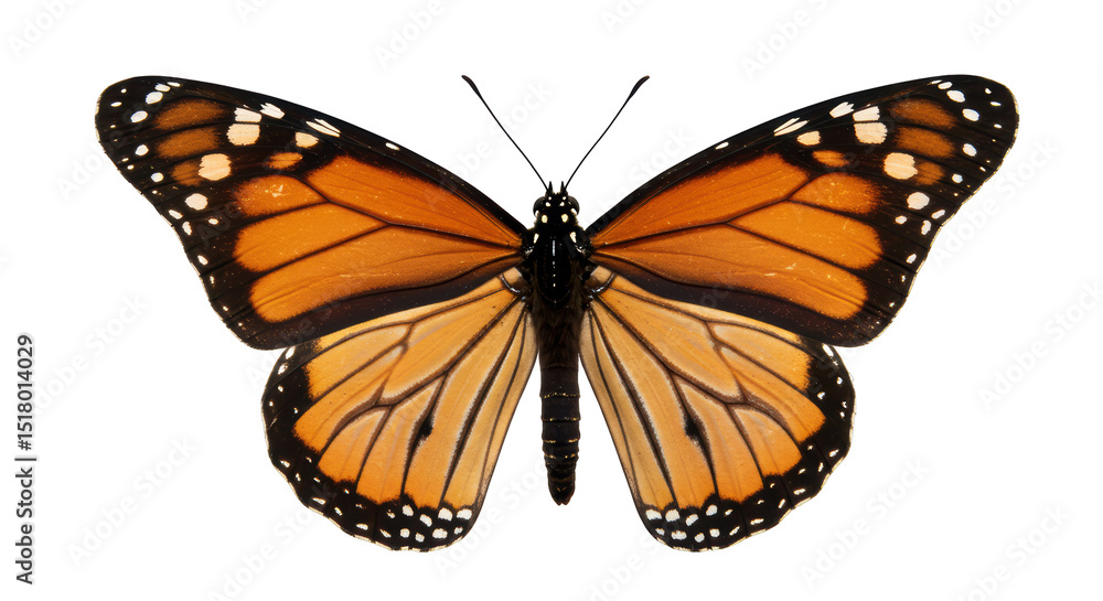 Fototapeta premium Isolated Orange Butterfly