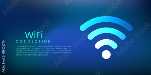 Wireless Hotspot Signal Symbol and Mobile Connection Zone Vector Illustration