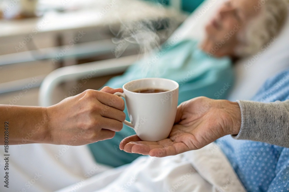 Visiting a friend in the hospital—bringing flowers, chatting, and cheering them up Visiting a friend in the hospital—bringing flowers, chatting, and cheering them up