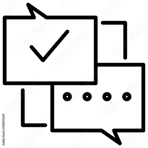 Interaction Line Icon