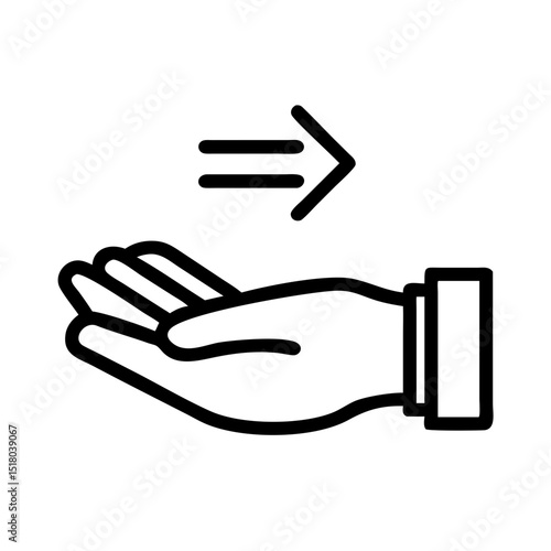 Hand symbols represent different feelings. Vector  