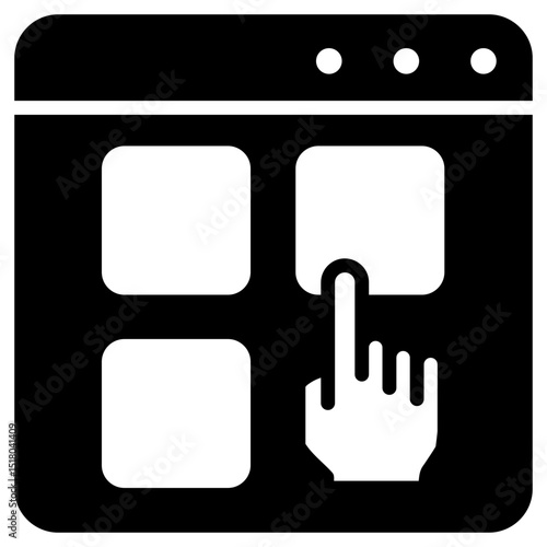 Interface Glyph Black Icon