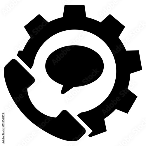 Assistance Glyph Black Icon