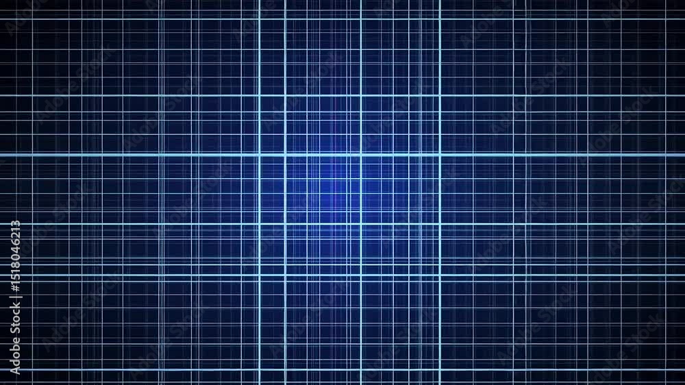 Abstract grid pattern with blue lines on a dark background, suitable for design and technology themes