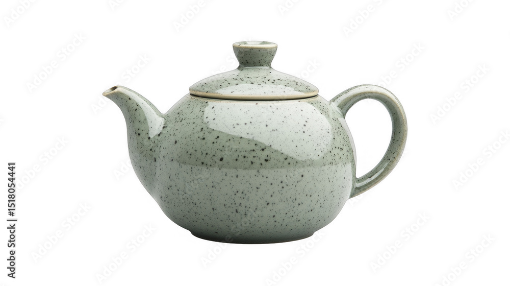 Ceramic Tea Kettle with Lid and Spout on a transparent background, PNG image, PNG file. Ceramic Tea Kettle with Lid and Spout on a transparent background, PNG image, PNG file.