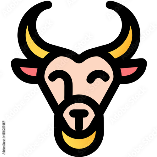 An icon representing the concept of Qurban, which is the Islamic tradition of sacrificing an animal during Eid al-Adha