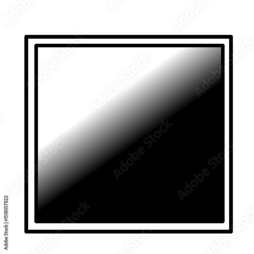 vector illustration of a blank screen
