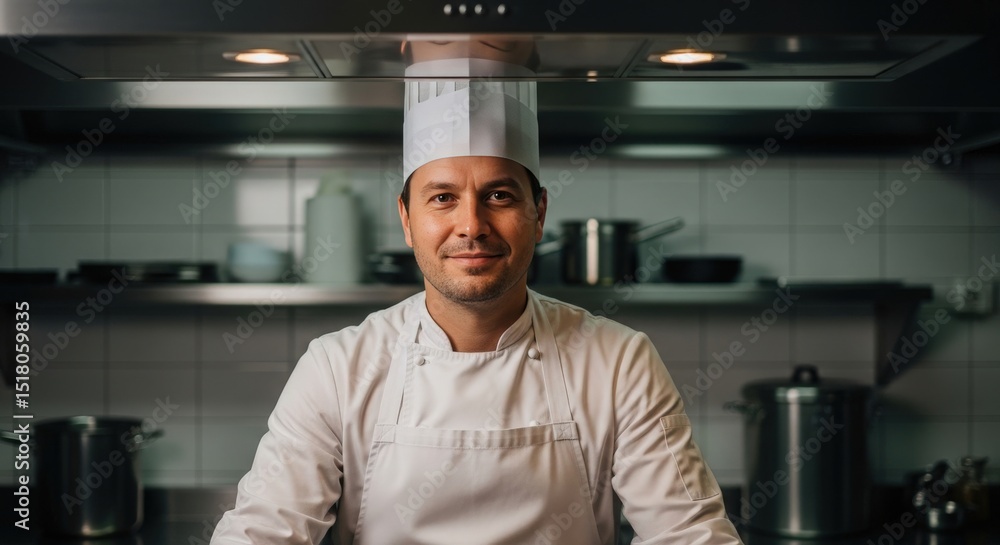 Professional chef portrait in restaurant kitchen culinary expert food industry cooking skills career 100 Professional chef portrait in restaurant kitchen culinary expert food industry cooking skills career 100