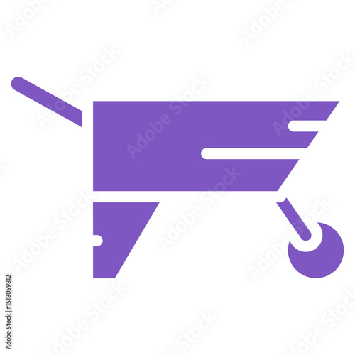 Wheelbarrow Vector Icons