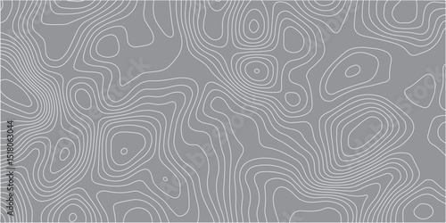 A seamless,abstract pattern resembling topographic lines or wood grain,with thin,flowing light grey lines on a solid medium grey background.The lines form organic,undulating shapes and closed contours