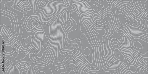 A seamless,abstract pattern resembling topographic lines or wood grain,with thin,flowing light grey lines on a solid medium grey background.The lines form organic,undulating shapes and closed contours