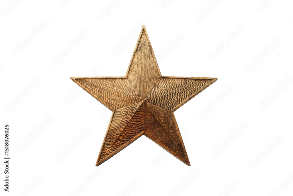PNG Rustic wooden star with textured surface on black background PNG Rustic wooden star with textured surface on black background