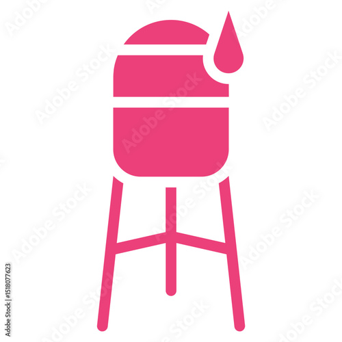 Water Tower Vector Icons