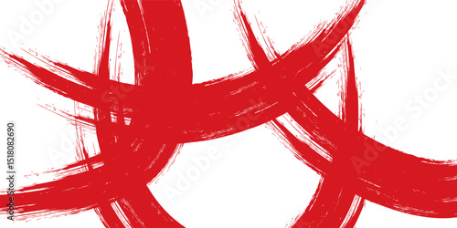 straight red ink vector lines pack. bloody color. vector