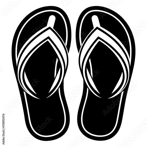 flip flops vector