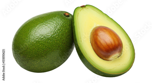 Photos Isolated avocado