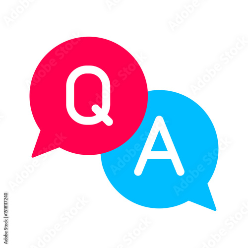 Q and A. Question and answer icon