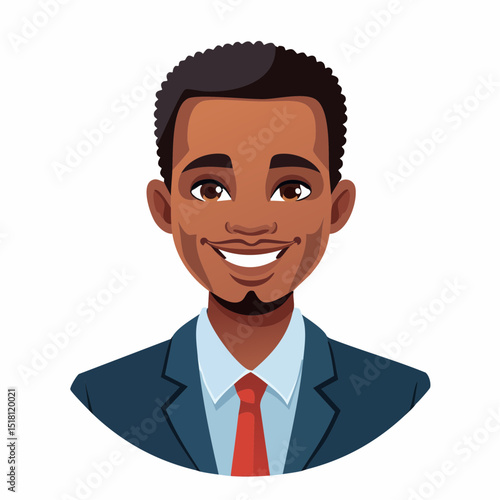 Confident and Smiling Business Portrait: A professional individual with a warm smile, embodying self-assurance and approachability, perfectly suited for a wide range of professional applications.