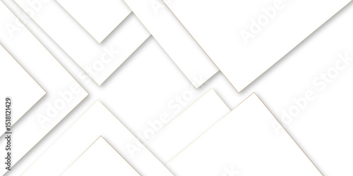 Abstract Minimal Geometric background with triangular bright light with soft shadows as pattern. White minimal line design. baseness technology and communication concept Decoration arrow design.	
