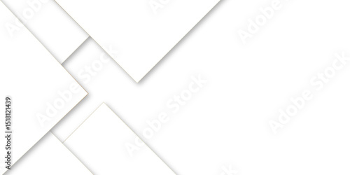 Abstract Minimal Geometric background with triangular bright light with soft shadows as pattern. White minimal line design. baseness technology and communication concept Decoration arrow design.	

