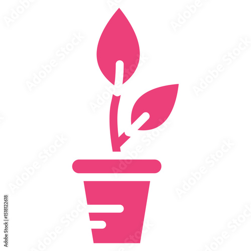 Plant Pot Vector Icons
