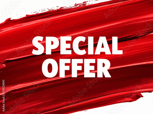 red banner special offer