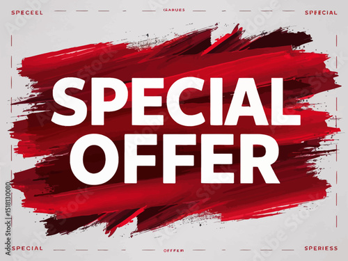 red banner special offer