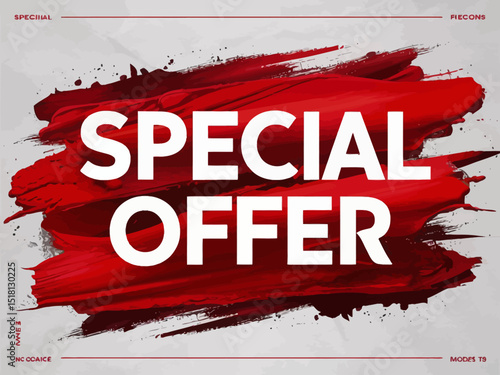 red banner special offer