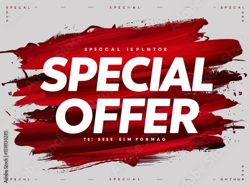red banner special offer