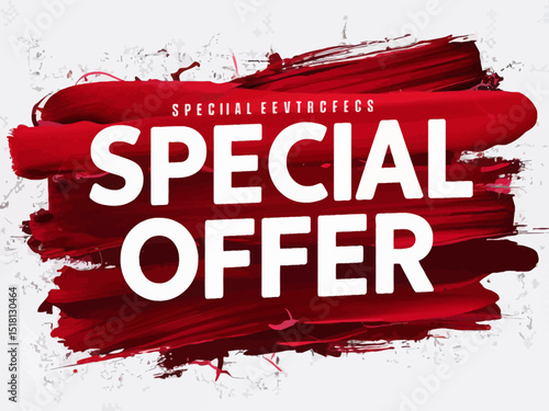 red banner special offer