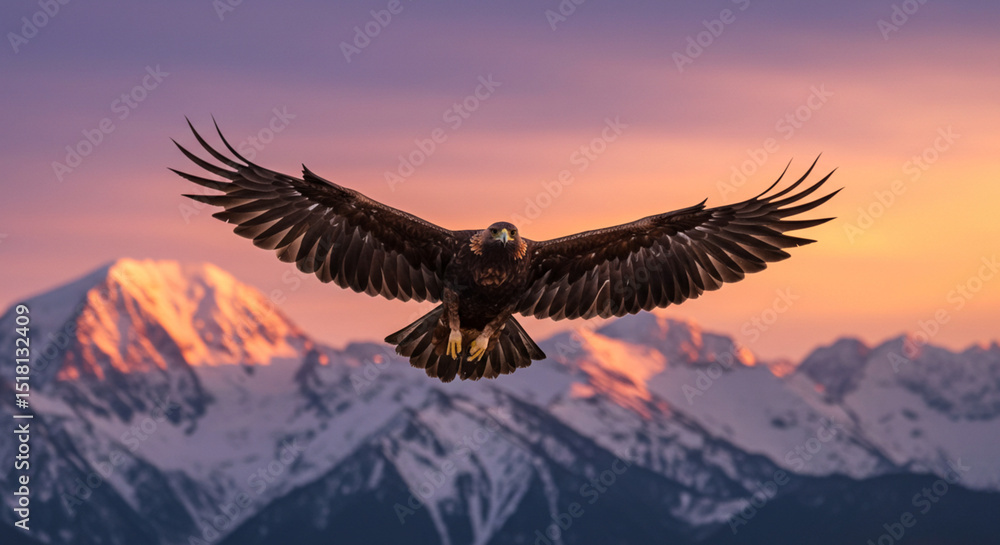 Obraz premium eagle in flight