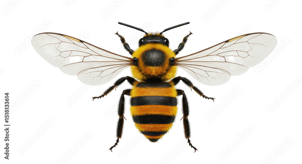 Fototapeta premium Isolated Bee