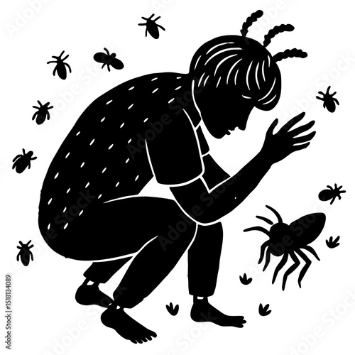 scratching for bugs