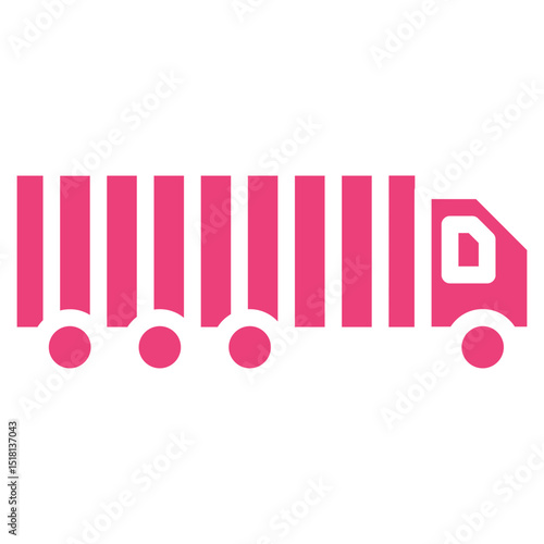 Truck Trailer Vector Icons