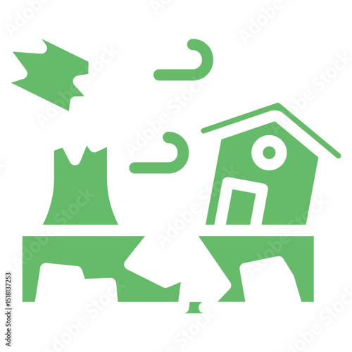 Earthquake Vector Icons