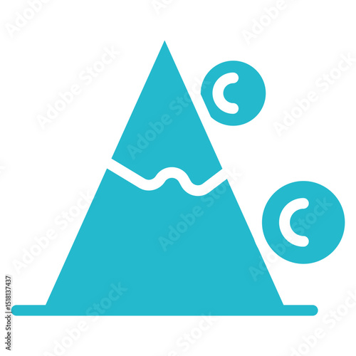 Snow Avalanche Vector Icons