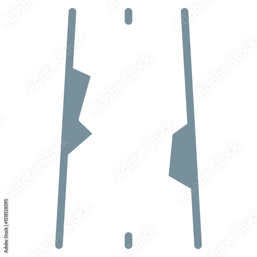 Road Crack Vector Icons