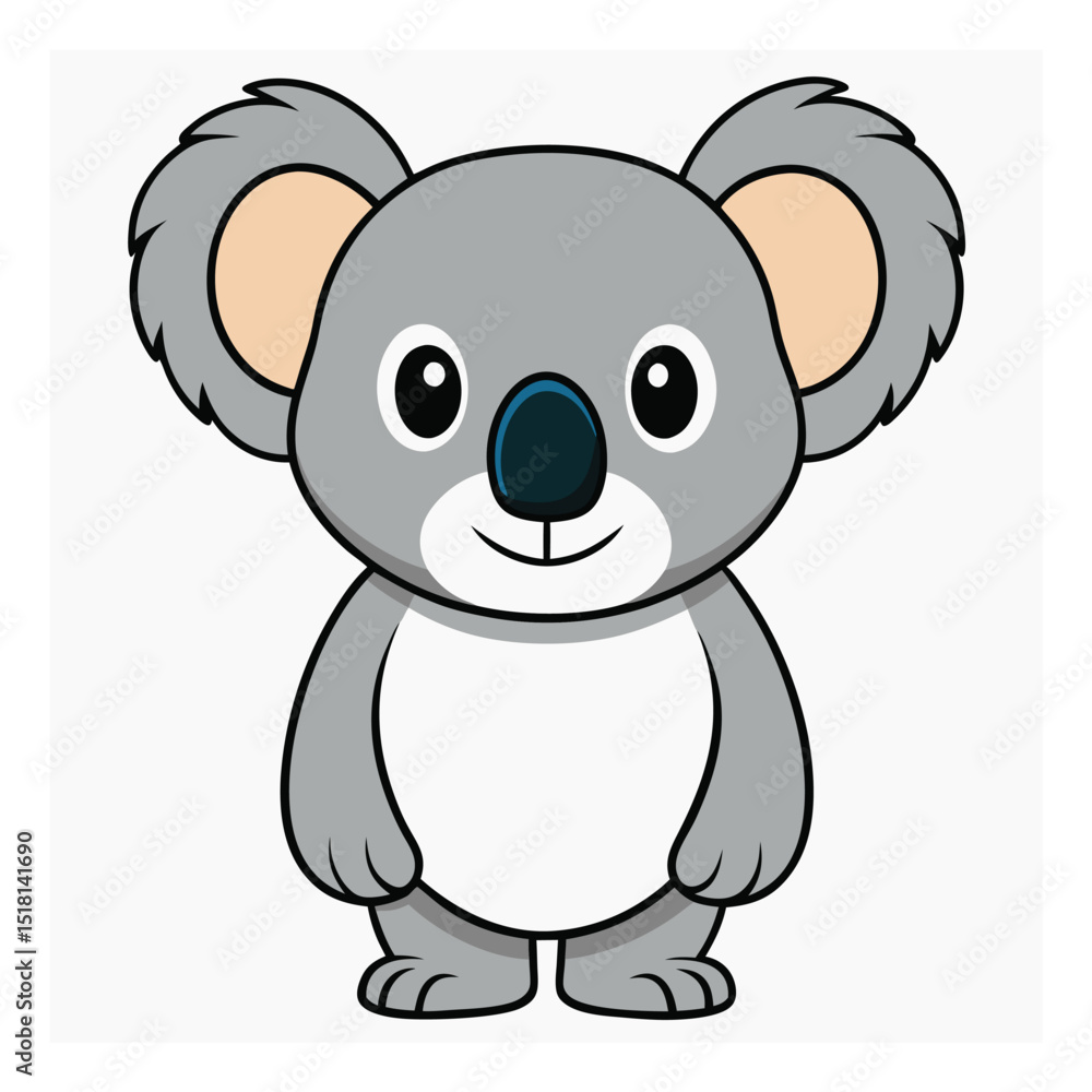Fototapeta premium cartoon mouse with a white background