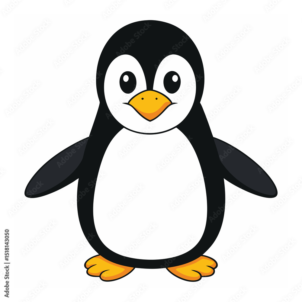 Obraz premium penguin on the snow