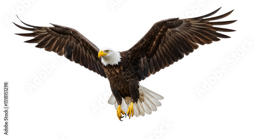 Isolated Bald Eagle