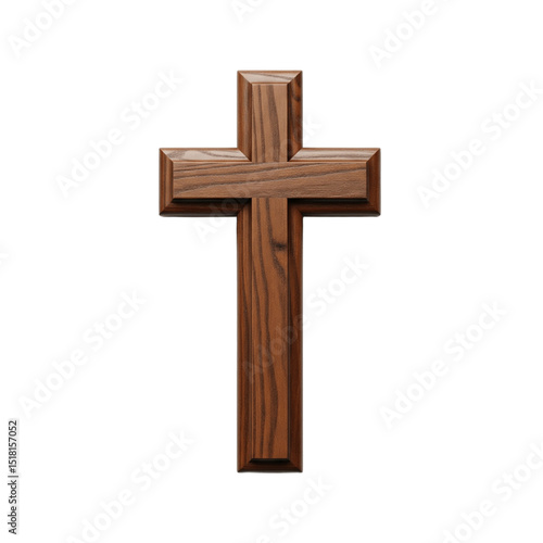 Wallpaper Mural cross on a white background, Cross cut out background. Torontodigital.ca