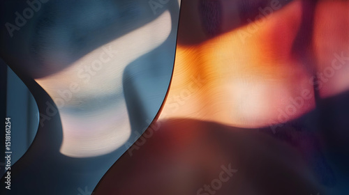 Abstract Art With Vibrant Colors And Light Effects