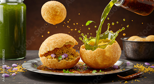 Spicy Pani Puri: Indian Street Food Delight