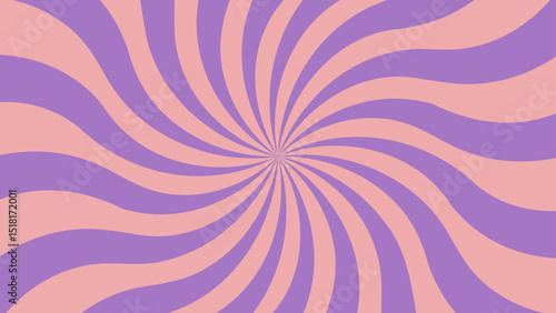 Purple psychedelic swirling background. Curly, mysterious concentration lines with a weird vibe; a retro warped marble pattern with a 70's feel.