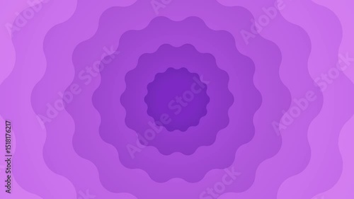 Seamless Purple Abstract Background Animation with Glowing Ripple Lines